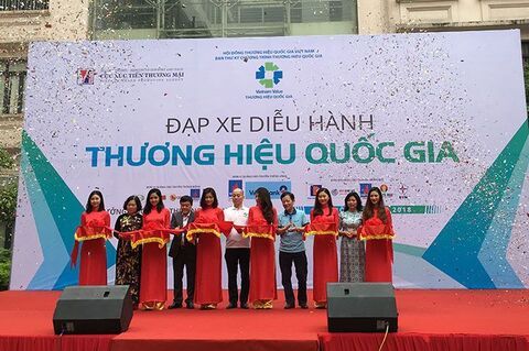 Khai mạc Đạp xe diễu hành Thương hiệu quốc gia 2018