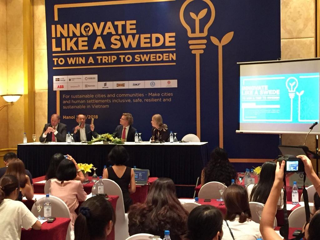 Phát động Cuộc thi "Sáng tạo như người Thụy Điển" năm 2018 phat dong cuoc thi sang tao nhu nguoi thuy dien nam 2018