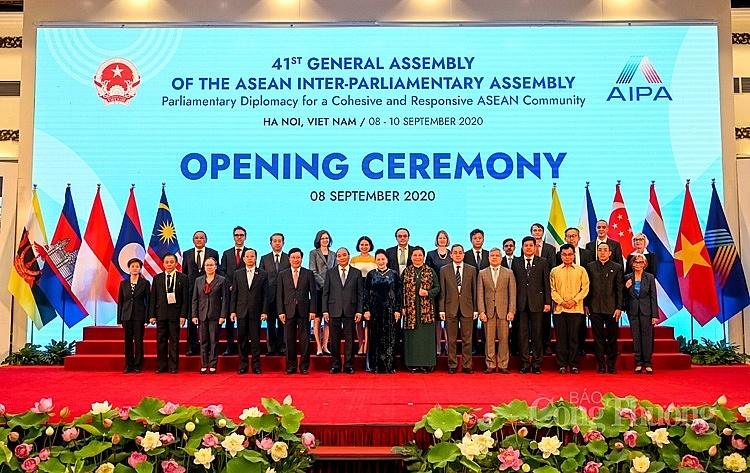 Đăng cai Đại hội đồng AIPA 41: Khẳng định vai trò, vị thế, uy tín của Việt Nam dang cai dai hoi dong aipa 41 khang dinh vai tro vi the uy tin cua viet nam