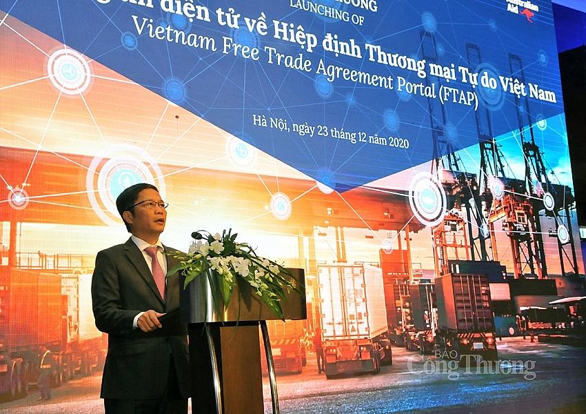 Khai trương Cổng thông tin điện tử về Hiệp định thương mại tự do Việt Nam Khai trương Cổng thông tin điện tử về Hiệp định thương mại tự do Việt Nam